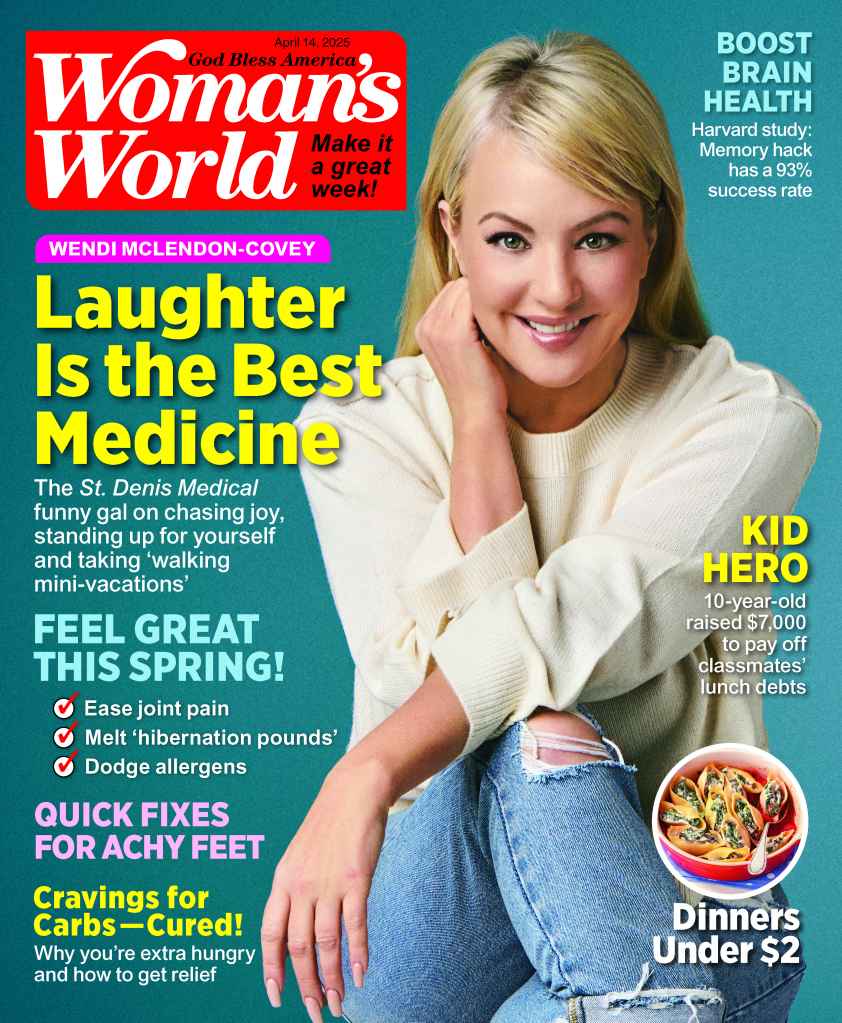 Wendi McLendon Covey on the cover of Woman's World