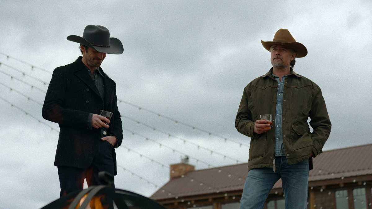 Eoin Macken as Davis and Josh Duhamel as Staten, Ransom Canyon, 2025