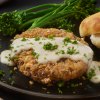 Ree Drummond's chicken fried steak with gravy on top