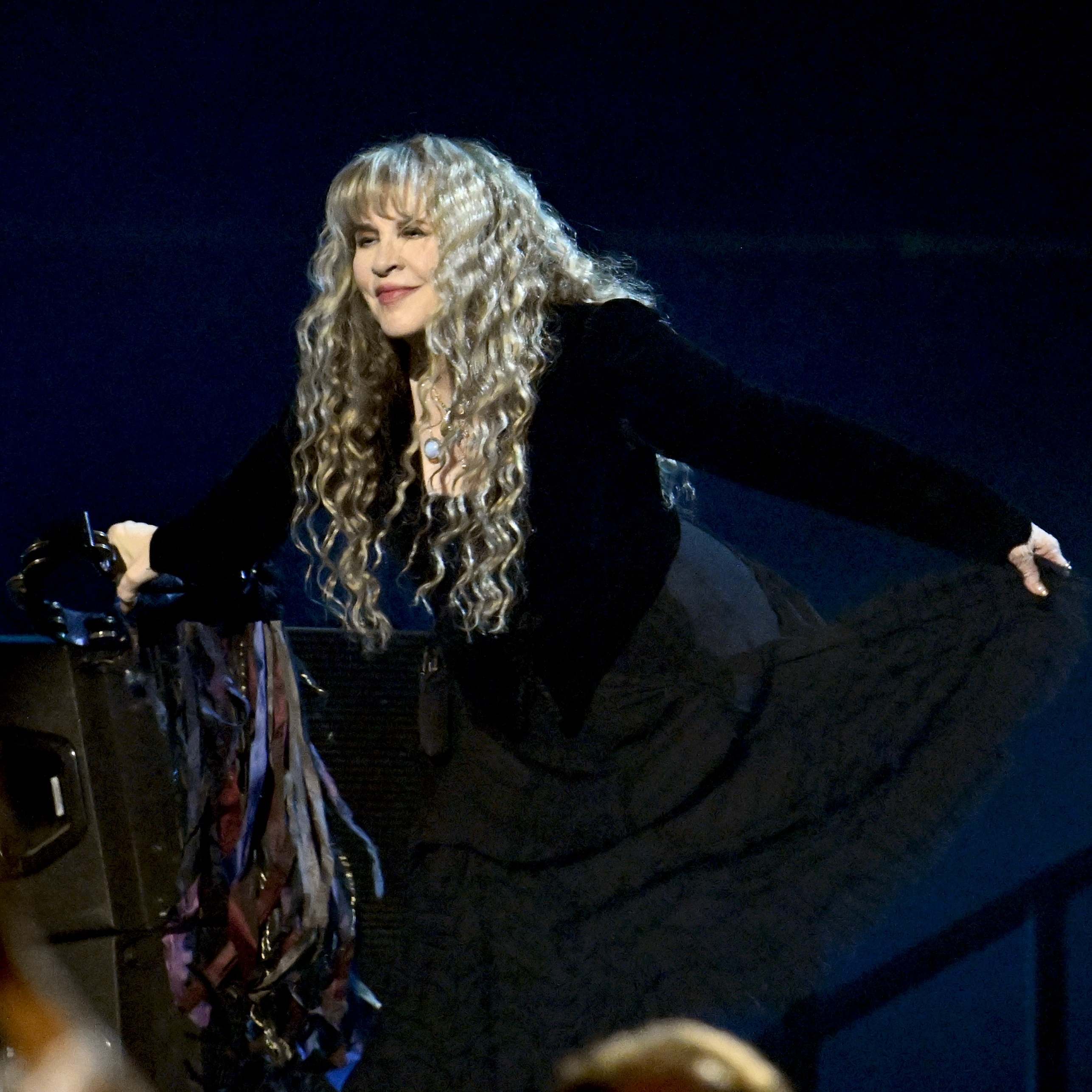 Stevie Nicks performs onstage during the FIREAID Benefit Concert for California Fire Relief at The Kia Forum on January 30, 2025 in Inglewood, California.