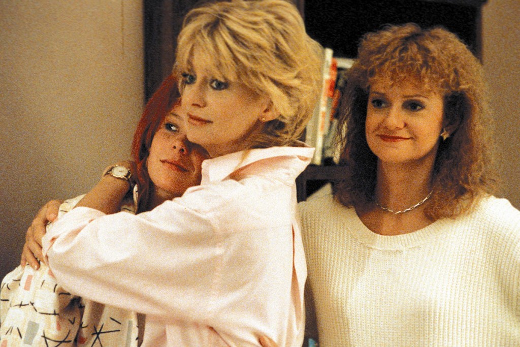 Robyn Lively, Goldie Hawn and Swoosie Kurtz in 1986's Wildcats