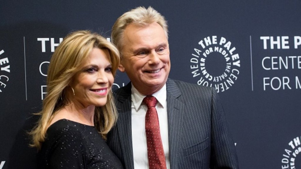 Vanna White and Pat Sajak at the The Paley Center For Media Wheel Of Fortune event