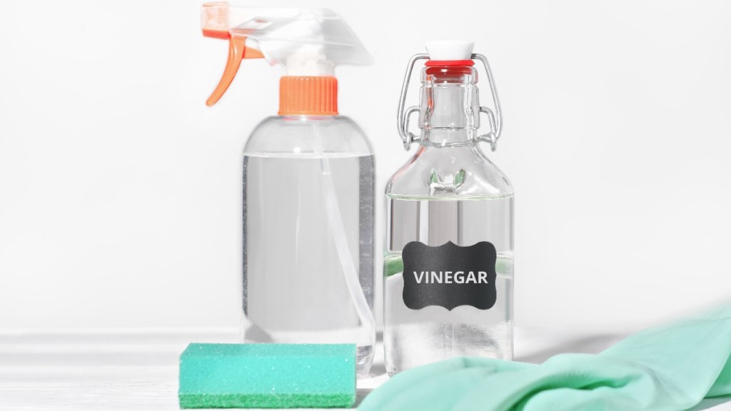 Vinegar and water solution for  mopping once you know the Swiffer Power Mop refill hack