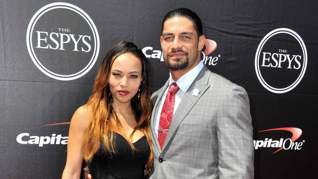 Roman Reigns and Galina Becker, 2015