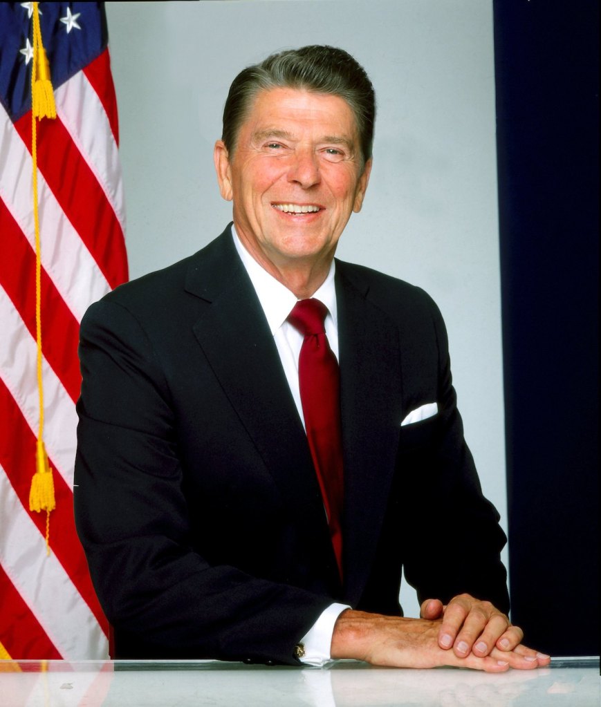 President Ronald Reagan in 1980