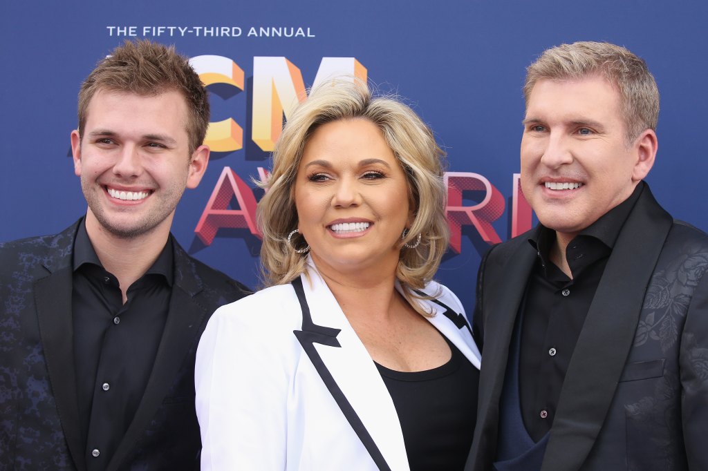 Chase Chrisley, Julie Chrisley, and Todd Chrisley, 2018