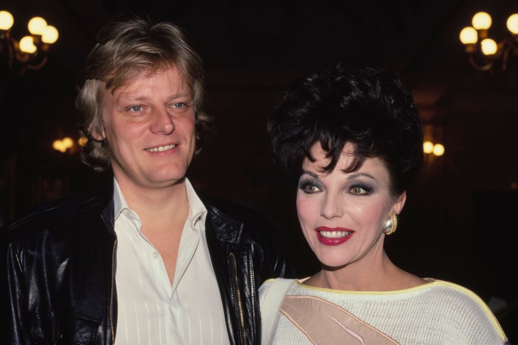 Joan Collins and Peter Holm in the '80s