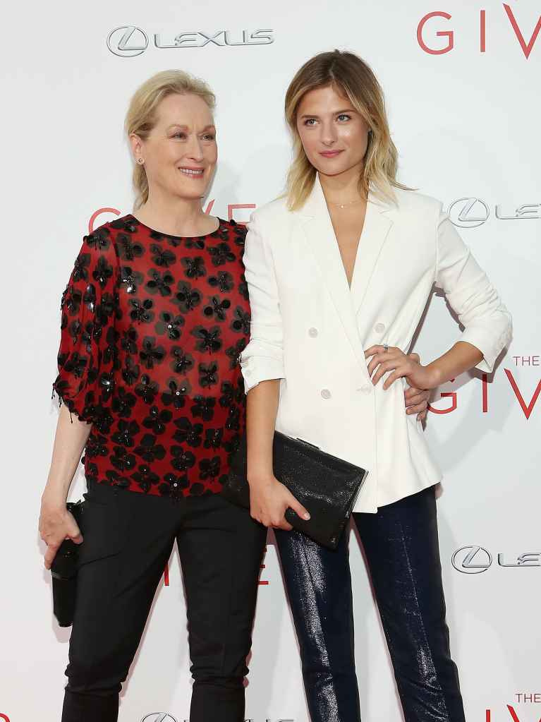 Louisa Jacobson and Meryl Streep in 2014