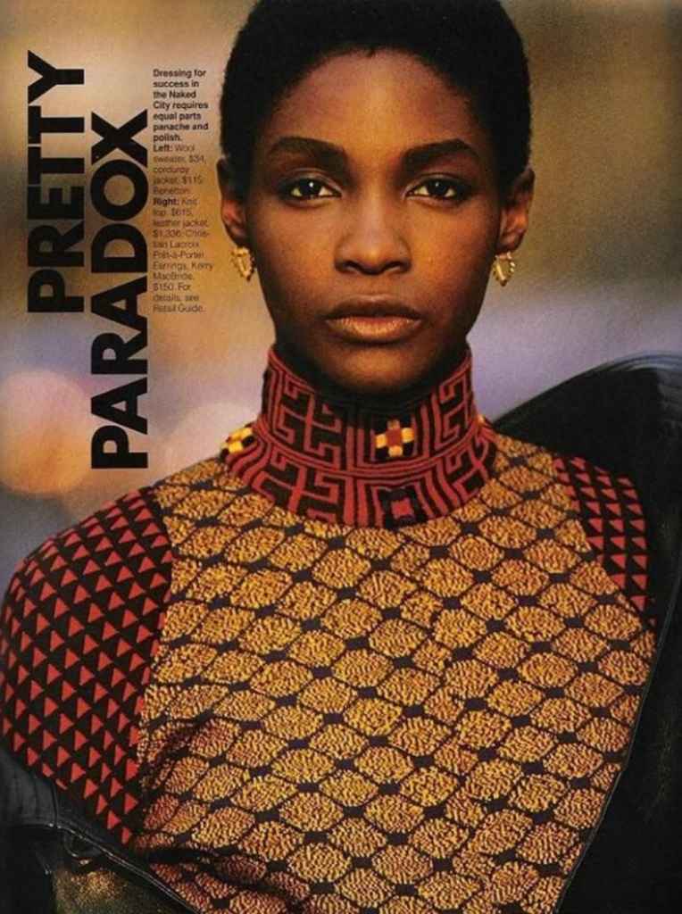 Roshumba Williams in an early photo shoot