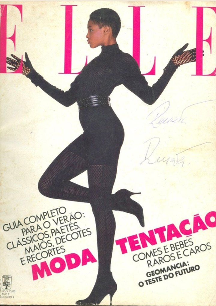 One of Roshumba Williams' early magazine covers