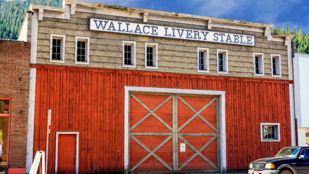 The livery stable in Wallace