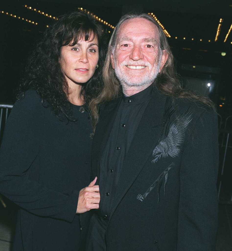 Willie Nelson and Annie D'Angelo in 1997