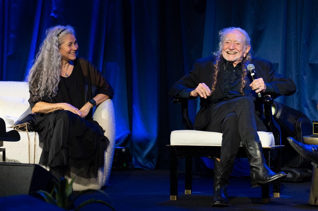 Willie Nelson and Annie D'Angelo in 2023