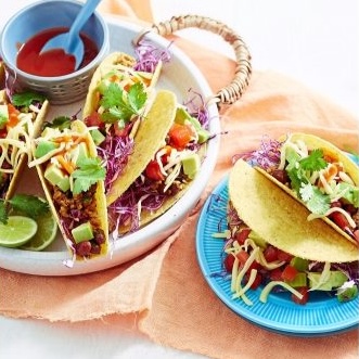 chili beef tacos as part of a roundup of Mexican-inspired recipes