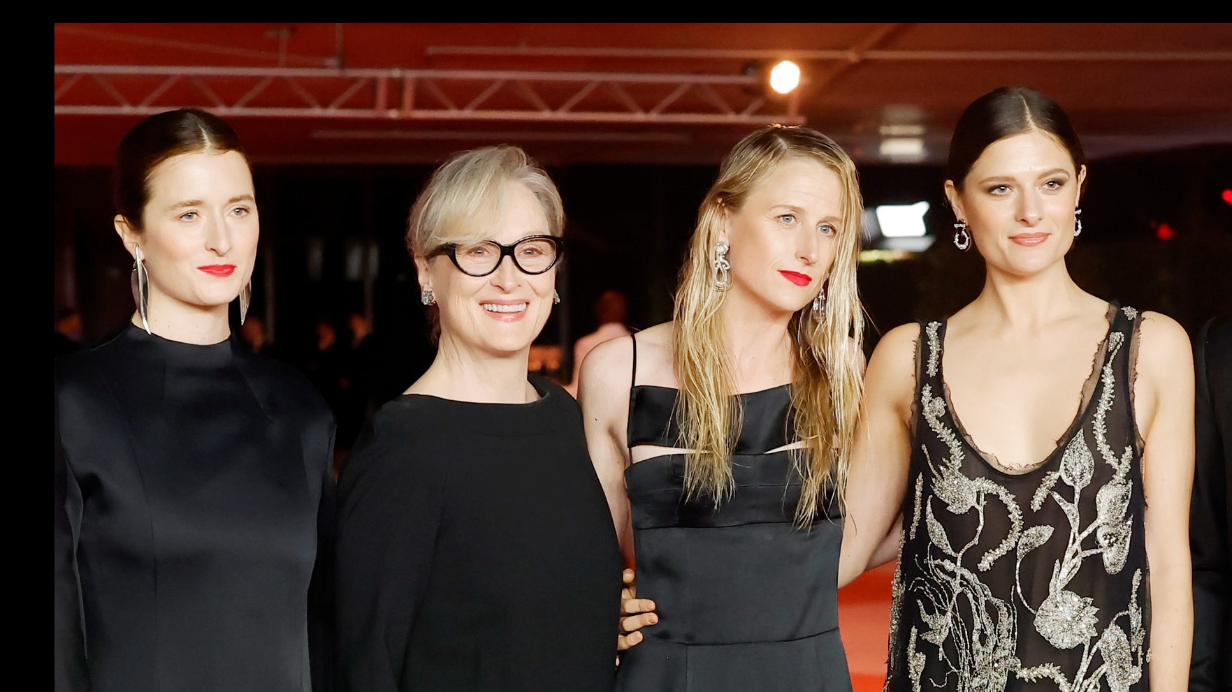 Left to right: Grace Gummer, Meryl Streep, Mamie Gummer and Louisa Jacobson in 2023