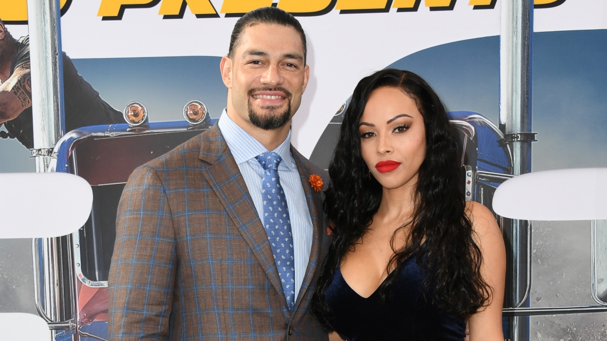 Roman Reigns and Galina Becker, 2019