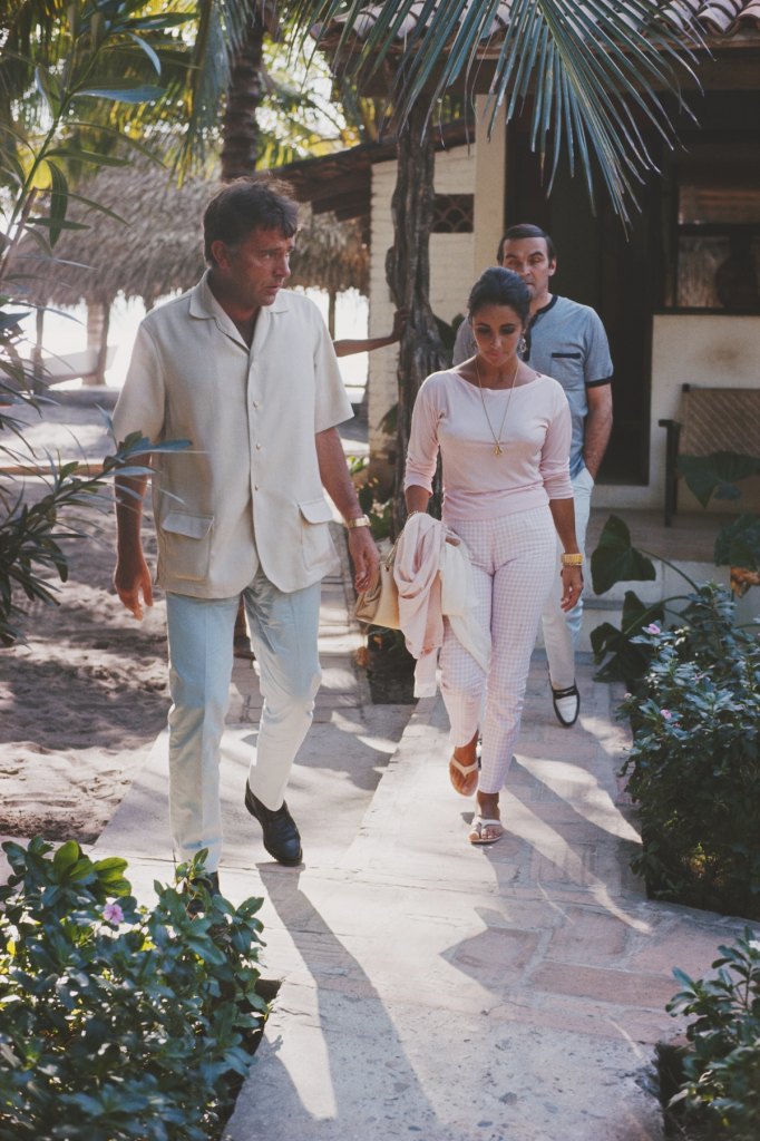 Elizabeth Taylor and Richard Burton in Puerto Vallarta in 1964