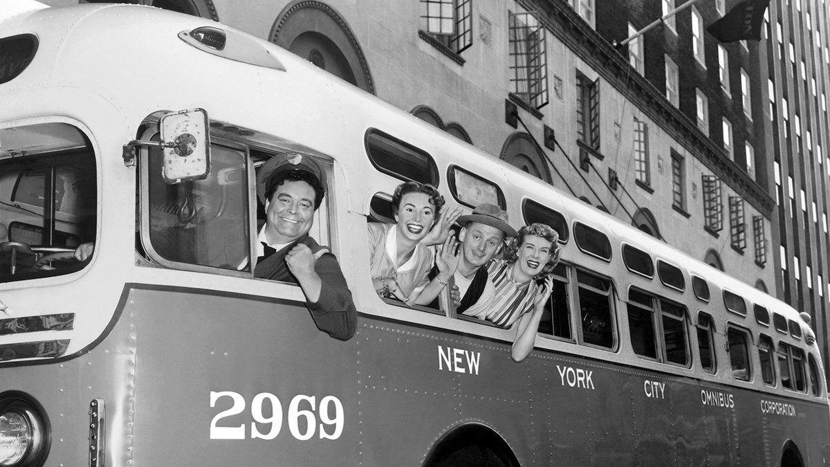 THE HONEYMOONERS, Jackie Gleason, Audrey Meadows, Art Carney, Joyce Randolph, 1955-56