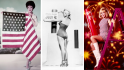 Left to right: Joan Collins (1955), Marilyn Monroe (1951) and Barbara Eden (1965)
