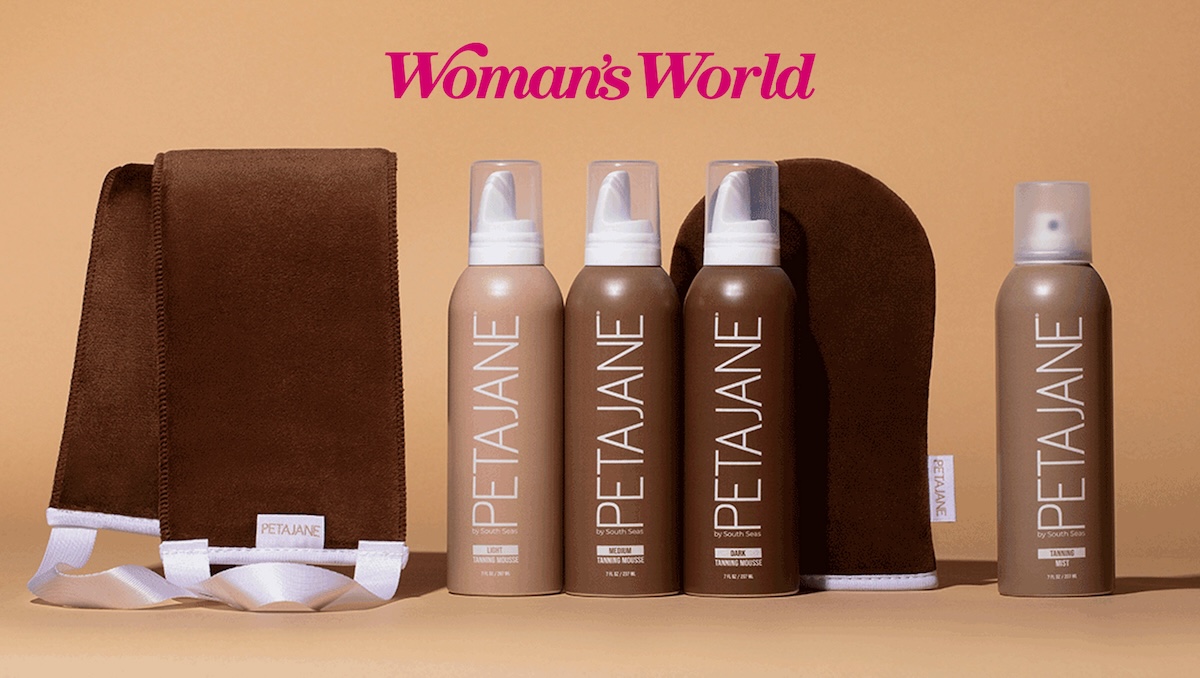 Self tanner products from 'Dancing with the Stars' Peta Murgatroyd's line Peta Jane Beauty.