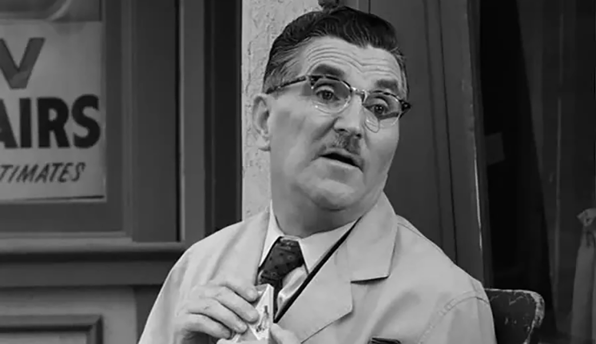 Howard McNear as Floyd Lawson, aka 'Floyd the Barber' on 'The Andy Griffith Show'
