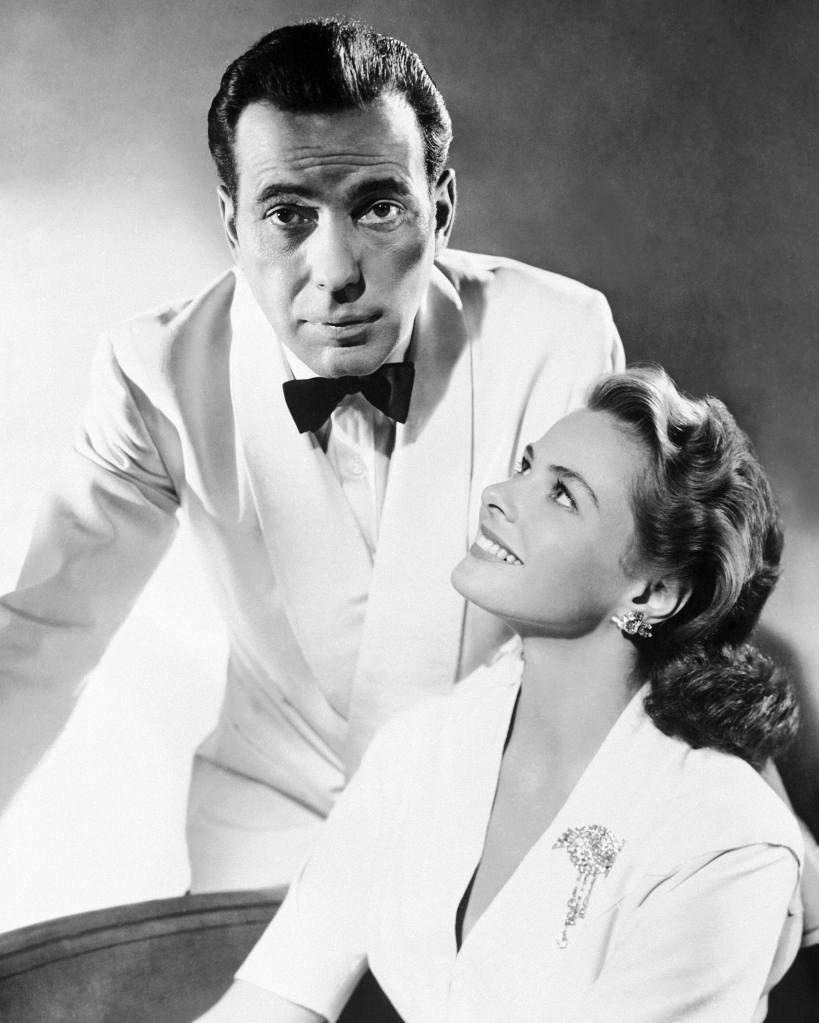 Humphrey Bogart (1899 - 1957) and Ingrid Bergman (1915 - 1982) in a promotional portrait for Casablanca', directed by Michael Curtiz, 1942
