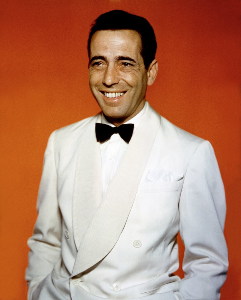 Humphrey Bogart in a color portrait for Casablanca (1942)