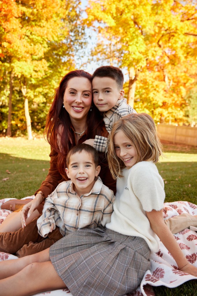 Eva Amurri with her children, Marlowe, Major and Mateo