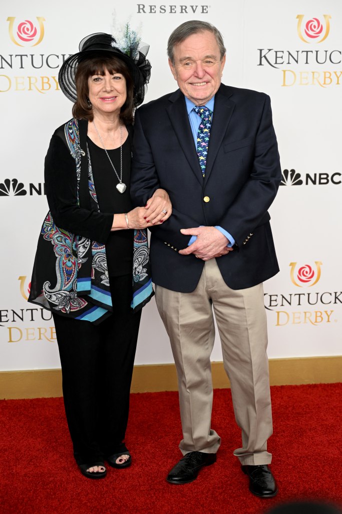  Teresa Modnick and Jerry Mathers attends the 149th Kentucky Derby at Churchill Downs on May 06, 2023 in Louisville, Kentucky. 