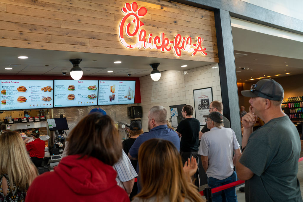 line at chick fil a