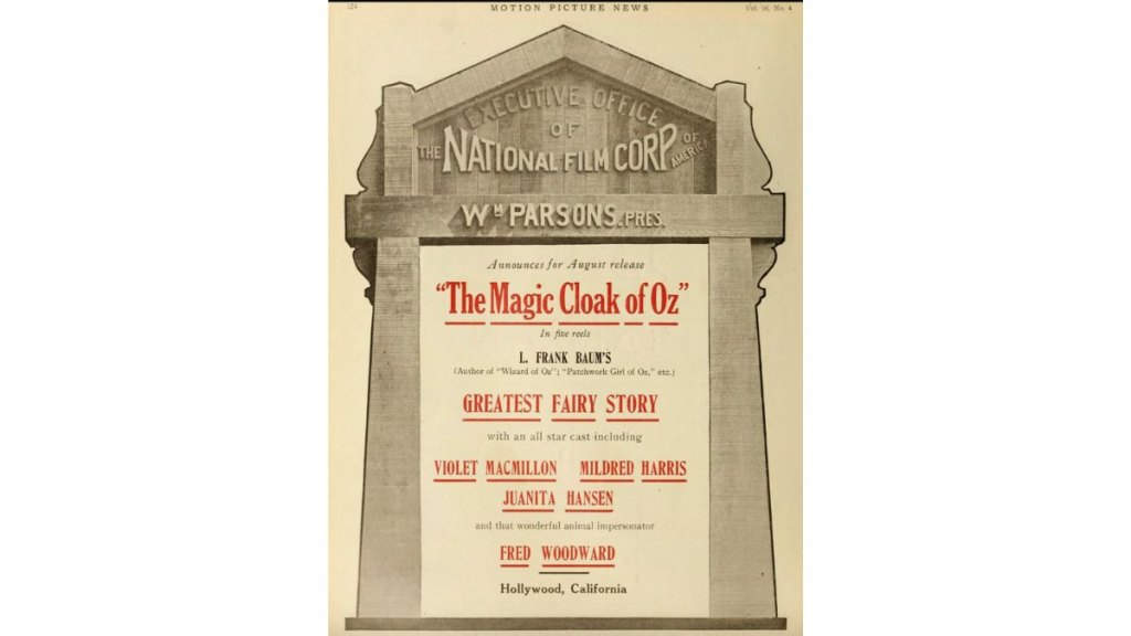 The Magic Cloak of Oz