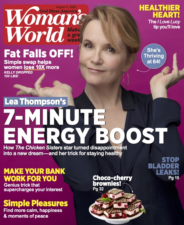 Lea Thompson on the cover of Woman's World