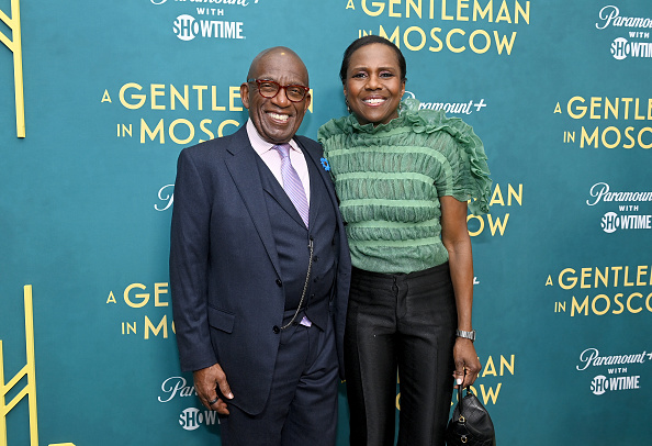 Al Roker and Deborah Roberts on red carpet