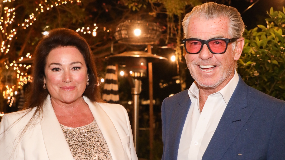 Keely Shaye Smith and Pierce Brosnan, 2023