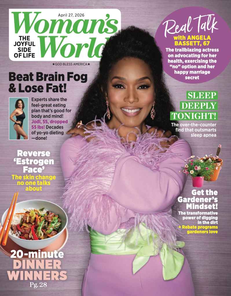 Angela Bassett on the cover of Woman's World
