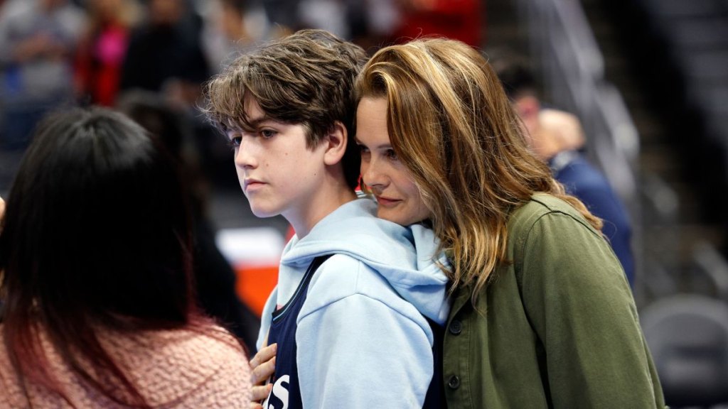 Celebrities At The Los Angeles Clippers Game