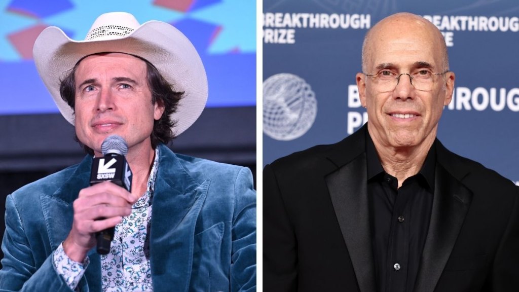 Left: Kimbal Musk in 2022; Right: Jeffrey Katzenberg in 2025