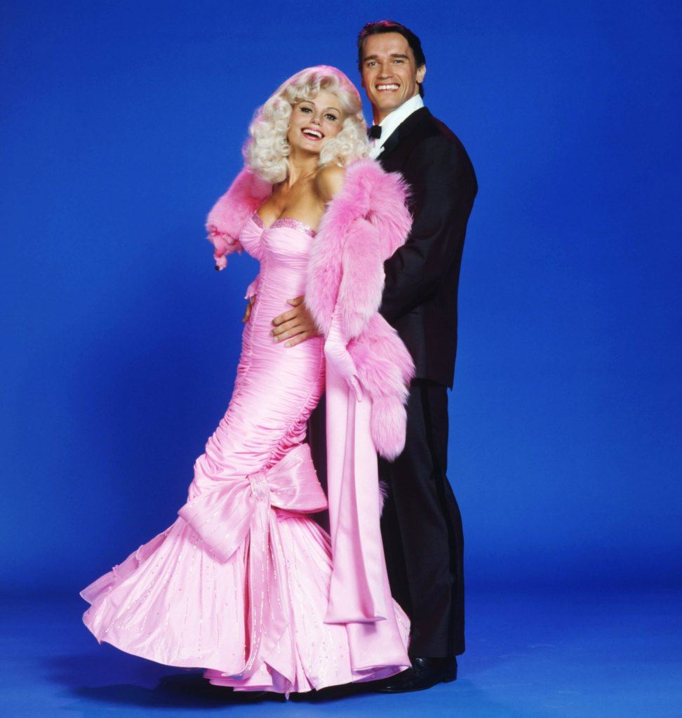 Loni Anderson and Arnold Schwarzenegger in The Jayne Mansfield Story