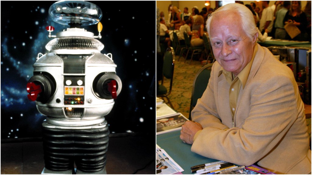 The Lost in Space robot and the man who literally embodied him, Bob May