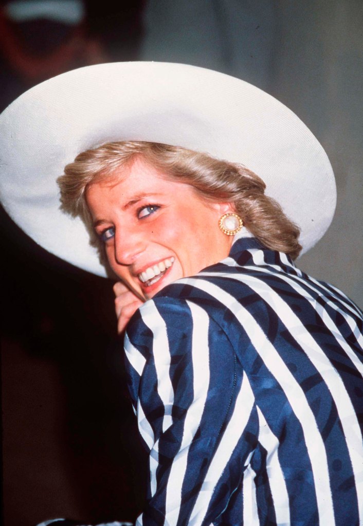 Princess Diana has a laugh in 1988