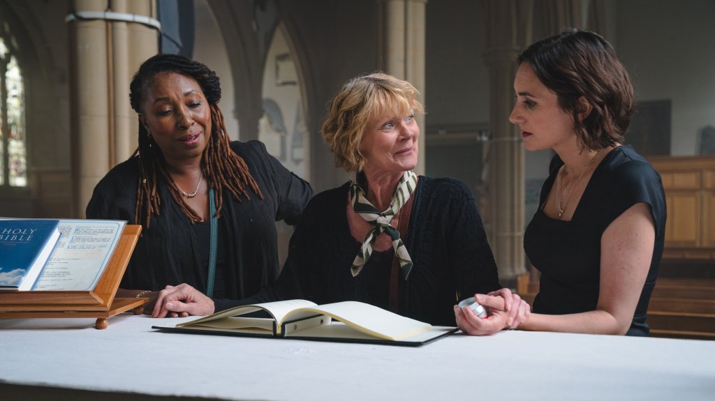 Jo Martin, Samantha Bond, Cara Horgan, The Marlow Murder Club, 2024