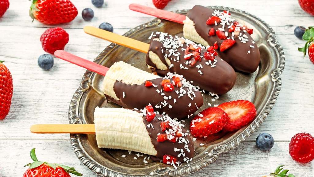Chocolate covered bananas