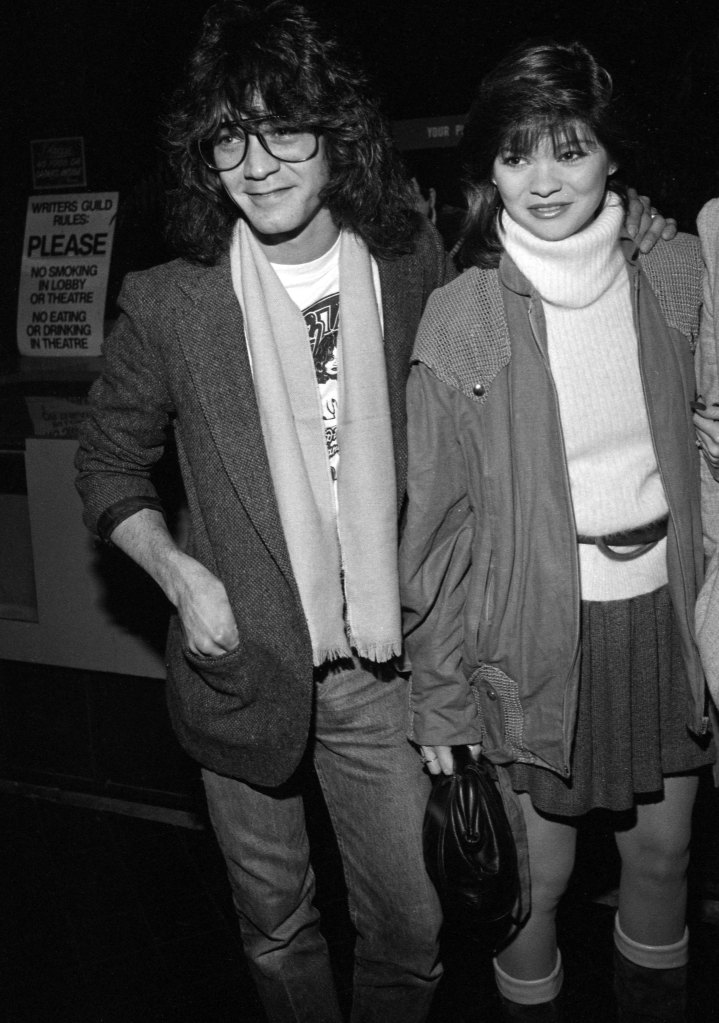 Valerie Bertinelli and Eddie Van Halen in 1983