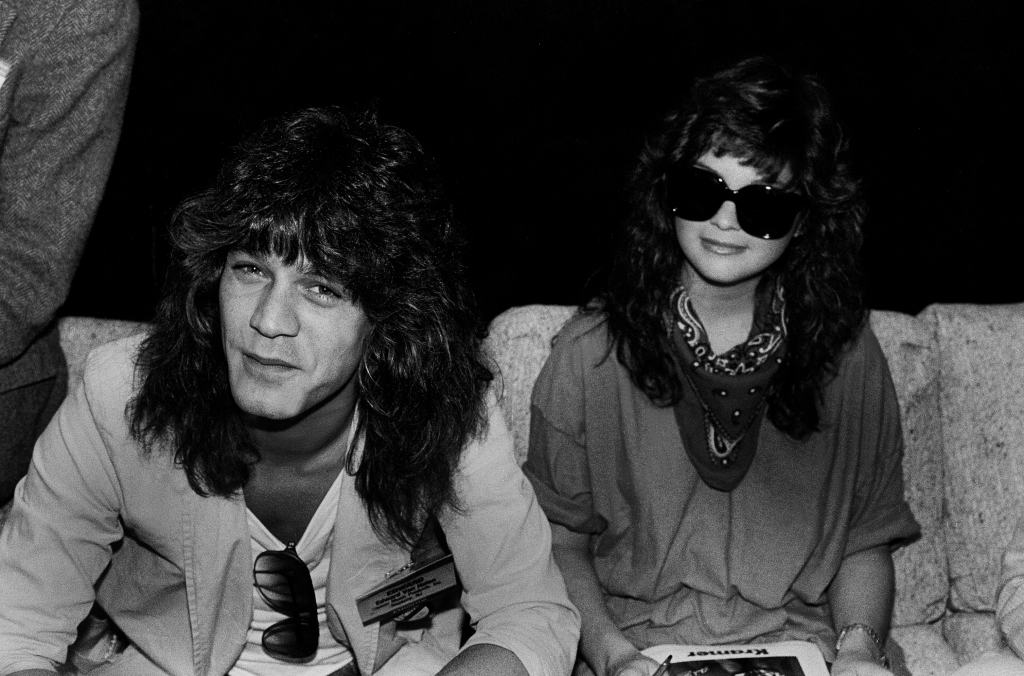 Valerie Bertinelli and Eddie Van Halen in 1983