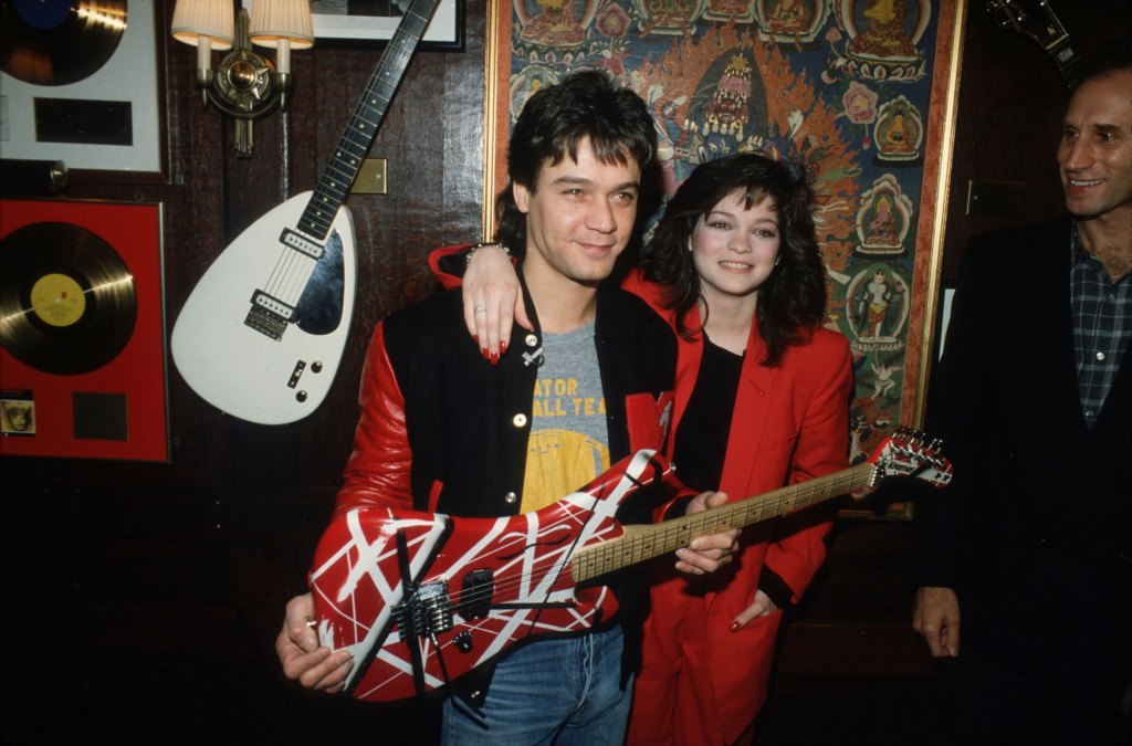 Valerie Bertinelli and Eddie Van Halen in 1985