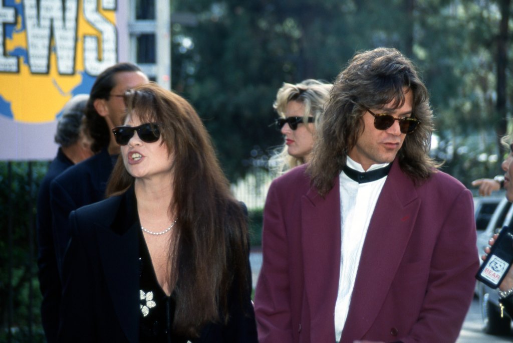 Valerie Bertinelli and Eddie Van Halen in 1992