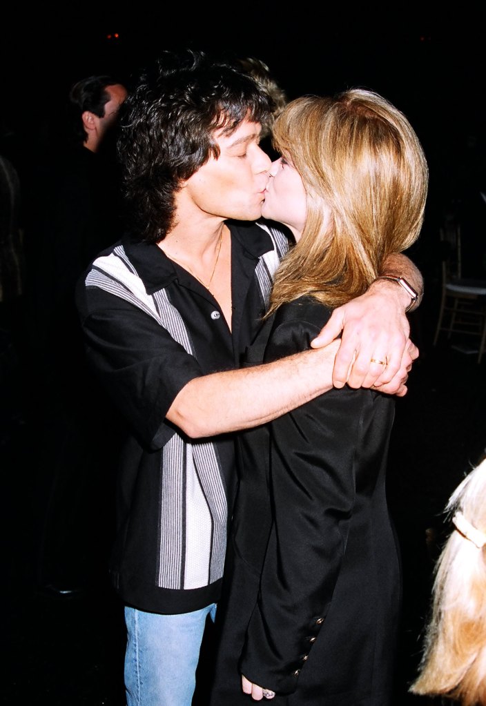 Valerie Bertinelli and Eddie Van Halen in 1996