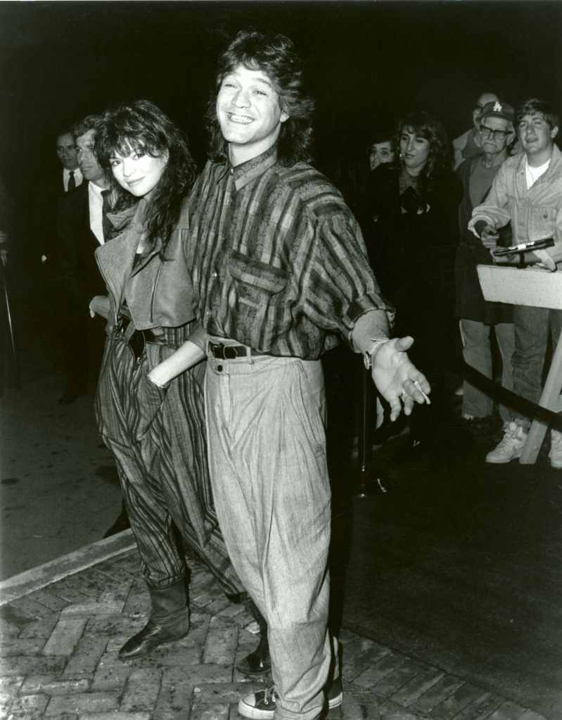 Valerie Bertinelli and Eddie Van Halen in 1985