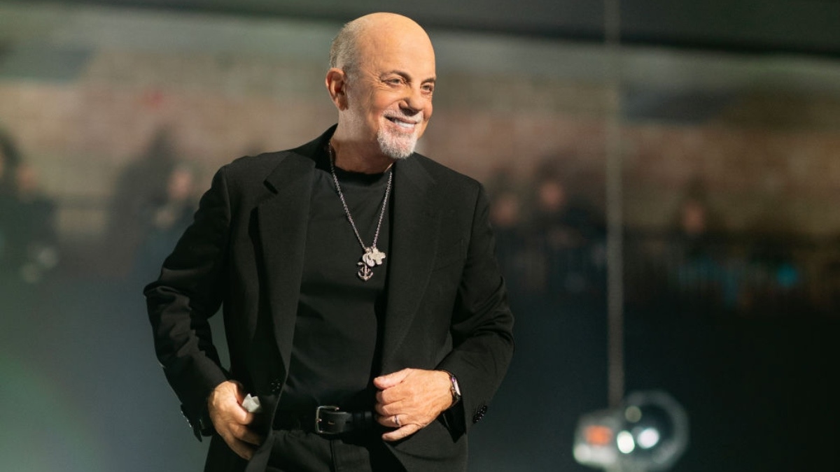 Billy Joel on stage earlier this year before revealing his health condition