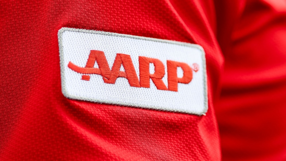 An AARP logo